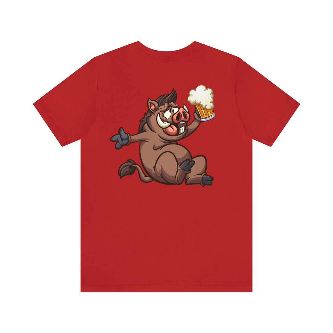 Beer Drinking Boar T-Shirt