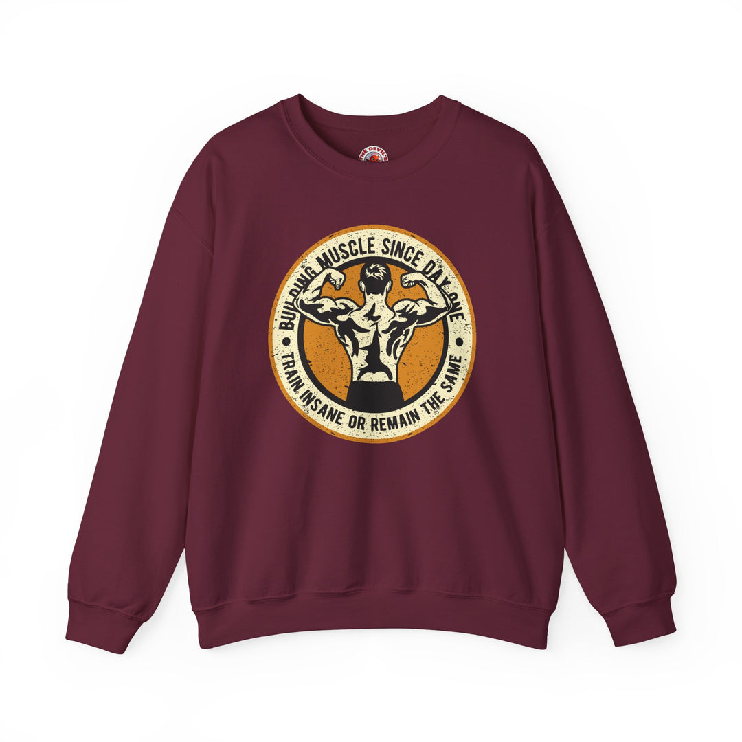 Building Muscle Since Day One Crewneck Sweatshirt