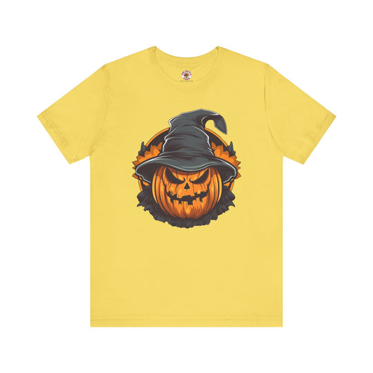 Scary Witch Pumpkin Halloween T-Shirt