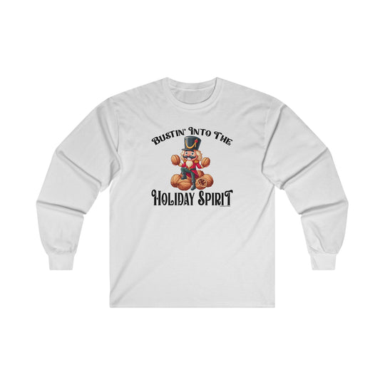 Bustin' Into The Holiday Spirit Long Sleeve Tee