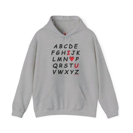 ABC I Love You Hooded Sweatshirt