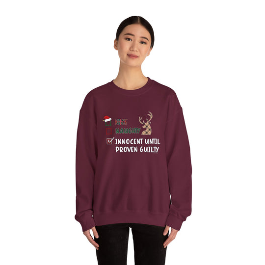 Innocent Until Proven Guilty Crewneck Sweatshirt