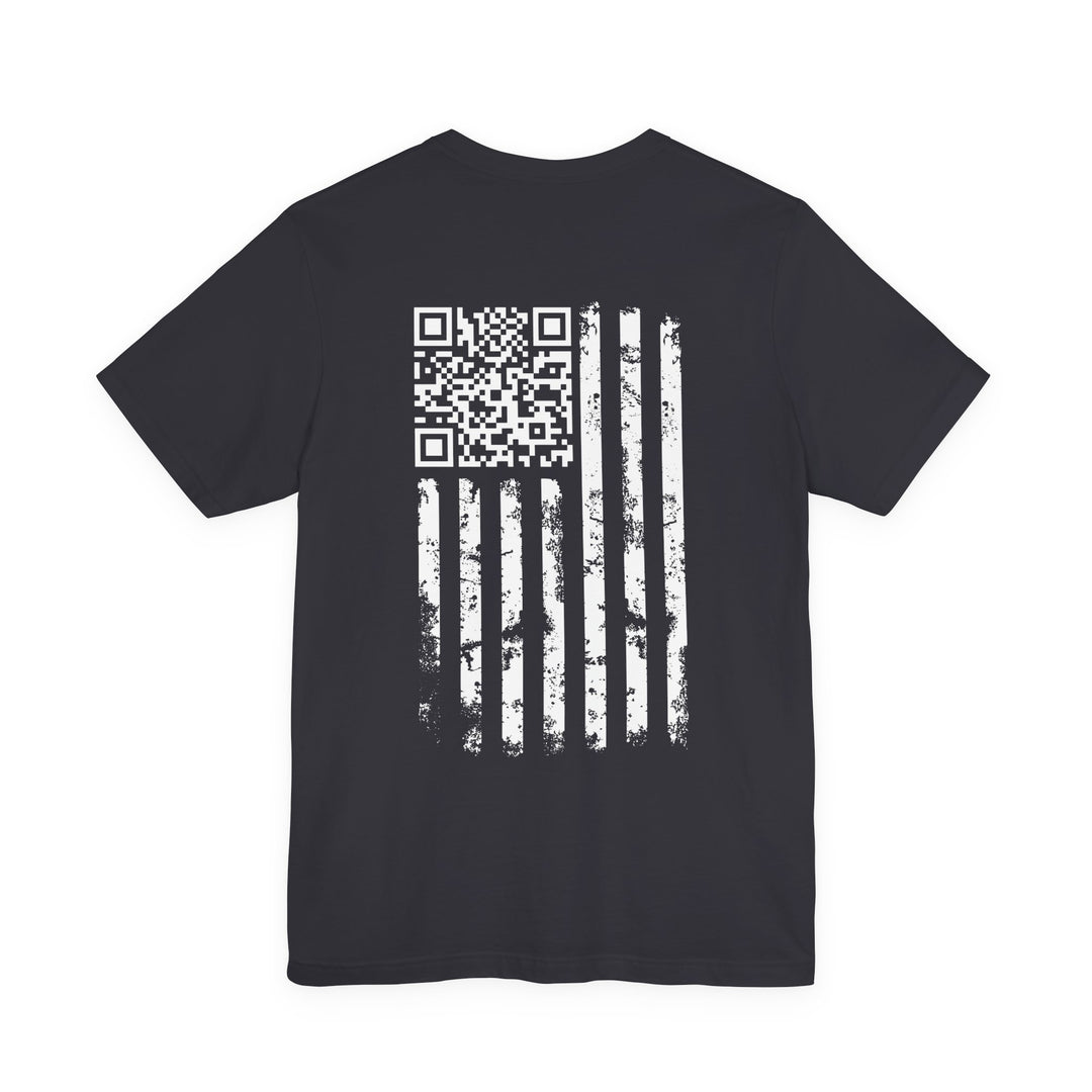 American Flag QR Code T-Shirt