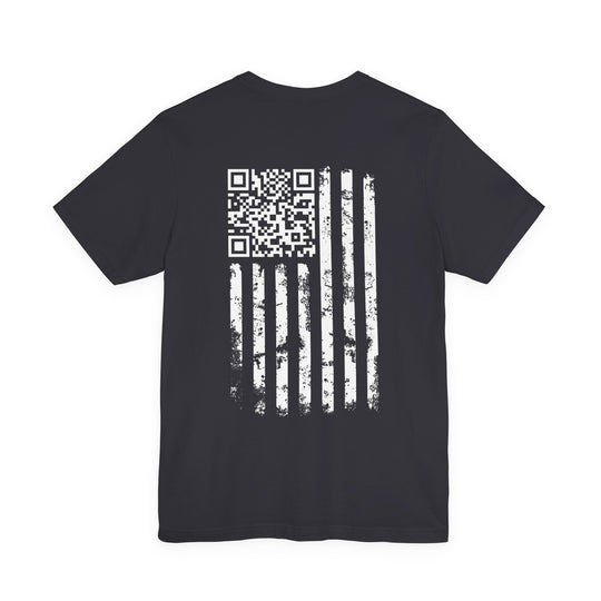 American Flag QR Code T-Shirt