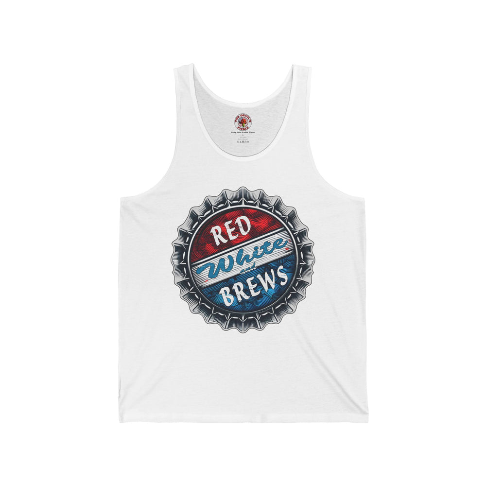 Red, White and Brews Tank Top
