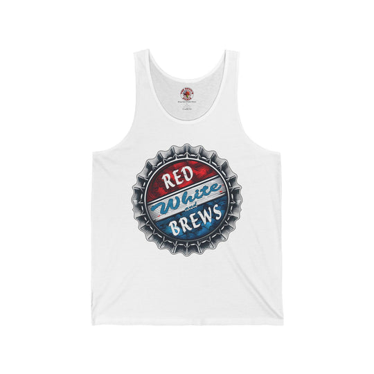 Red, White and Brews Tank Top