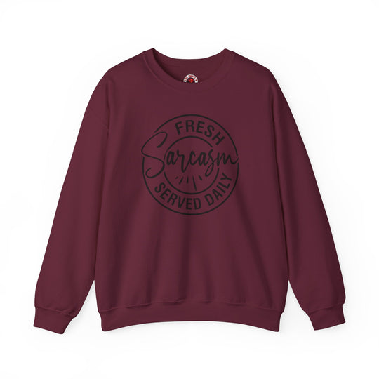 Fresh Sarcasm Served Daily Crewneck Sweatshirt