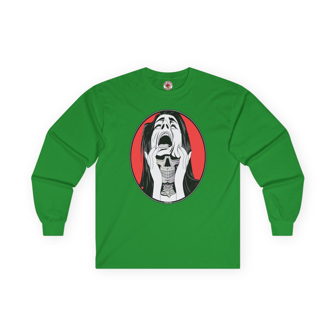Skull Woman Long Sleeve Tee