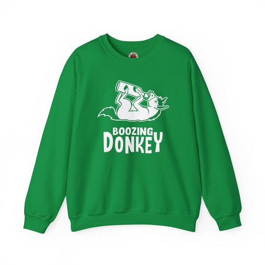 Boozing Donkey Crewneck Sweatshirt