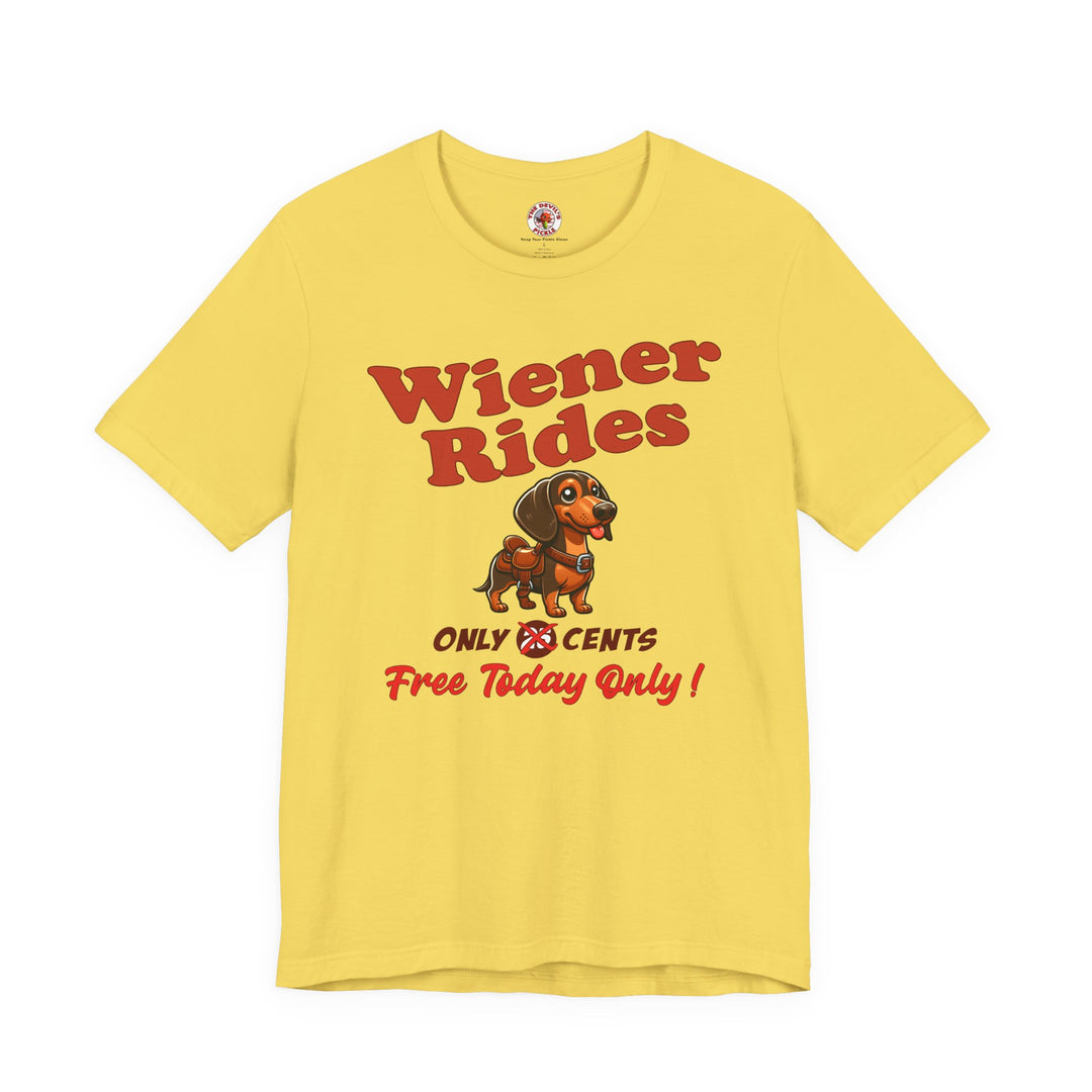 Free Wiener Rides T-Shirt
