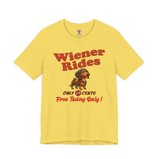 Free Wiener Rides T-Shirt