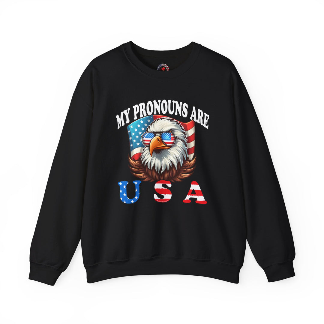 My Pronouns Are U.S.A Crewneck Sweatshirt