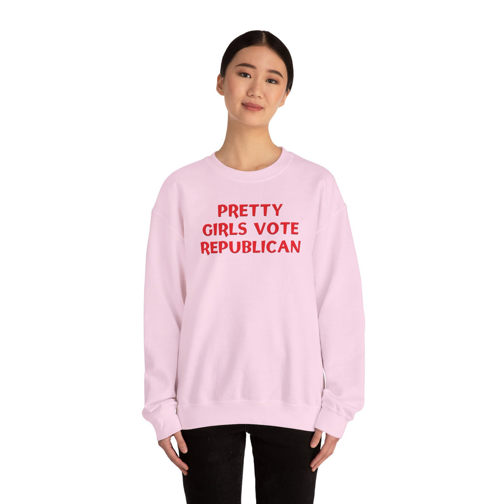 Pretty Girls Vote Republican Crewneck Sweatshirt