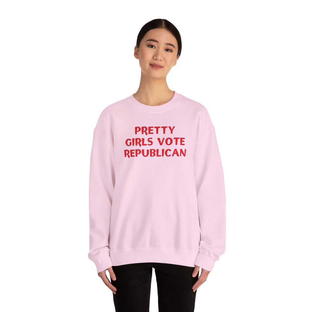 Pretty Girls Vote Republican Crewneck Sweatshirt