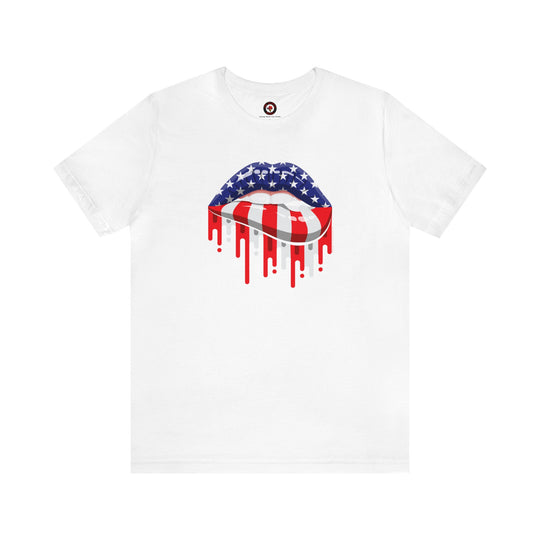 American Flag Lips T-Shirt