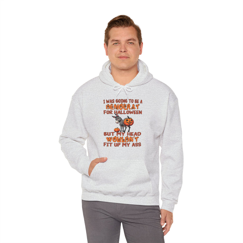 Democrat for Halloween Hooded Sweatshirt