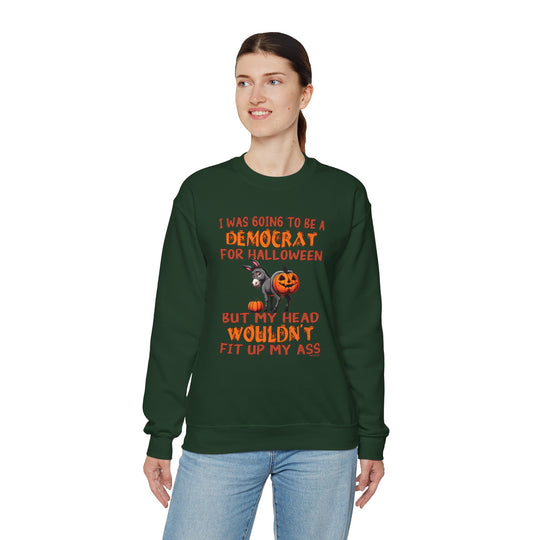 Democrat for Halloween Crewneck Sweatshirt