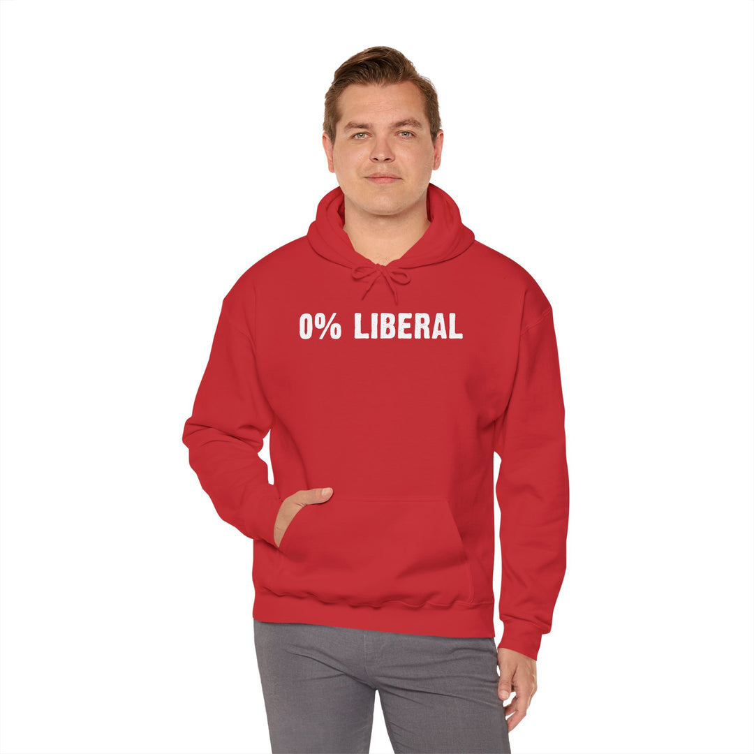 0% Liberal Hooded Sweatshirt