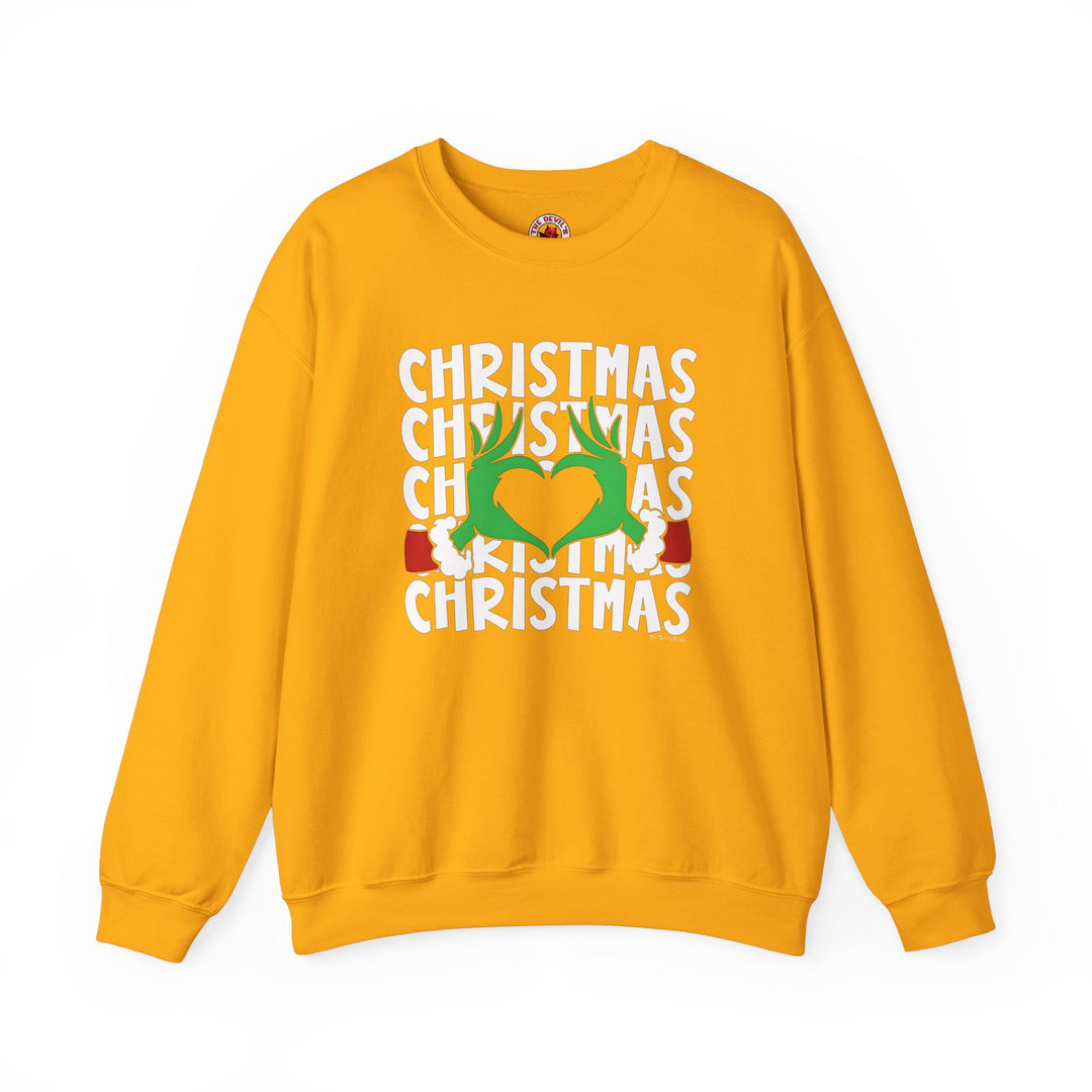 Christmas Heart Crewneck Sweatshirt