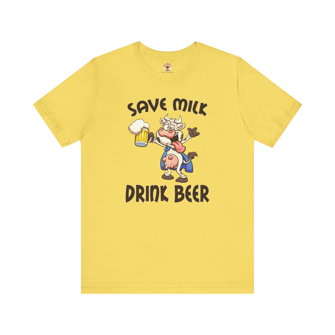 Save Milk Drink Beer T-Shirt