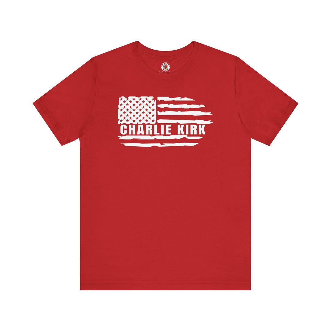 Charlie Kirk Flag T-Shirt
