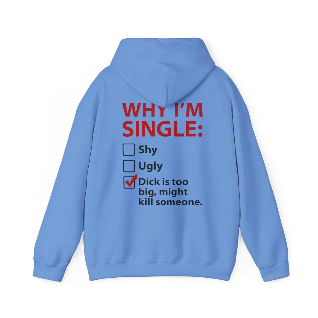 Why I'm Single Hooded Sweatshirt