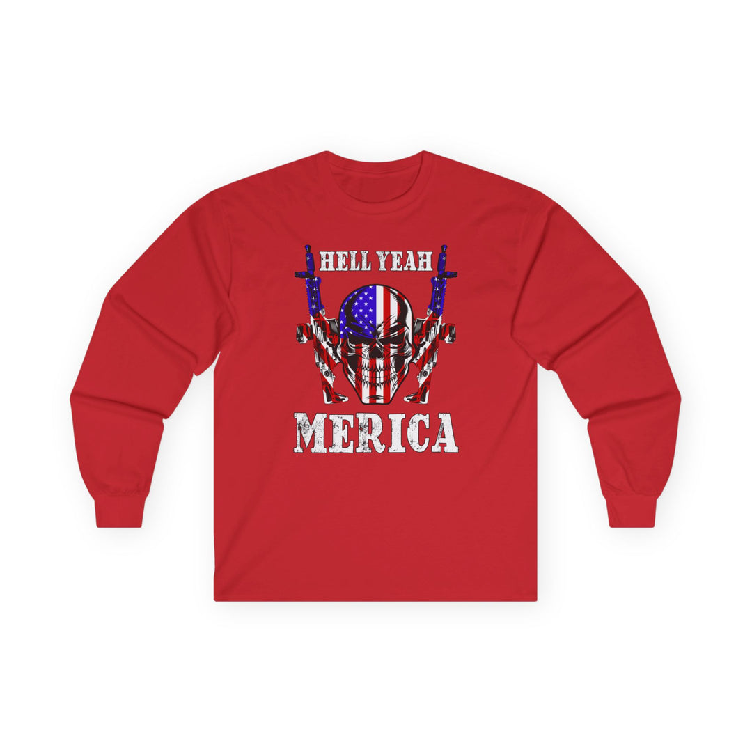 Hell Yeah Merica Long Sleeve Tee