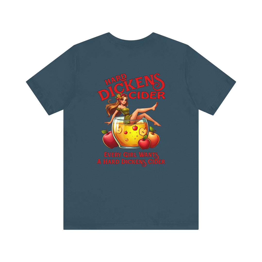 Hard Dickens Cider Front/Back T-Shirt
