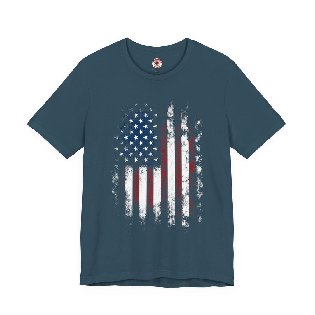 Distressed American Flag T-Shirt