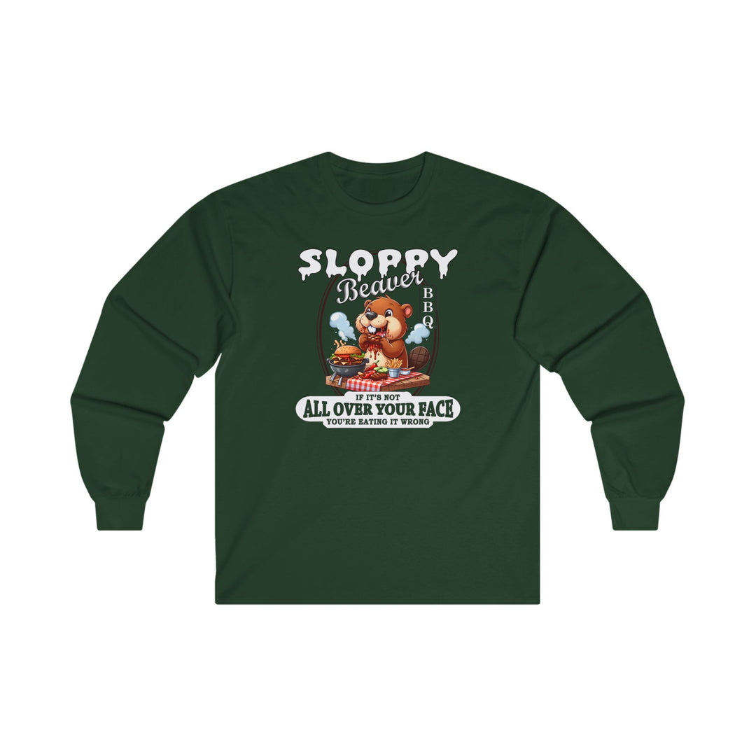 Sloppy Beaver BBQ Long Sleeve Tee