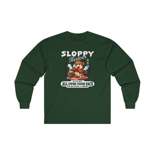 Sloppy Beaver BBQ Long Sleeve Tee