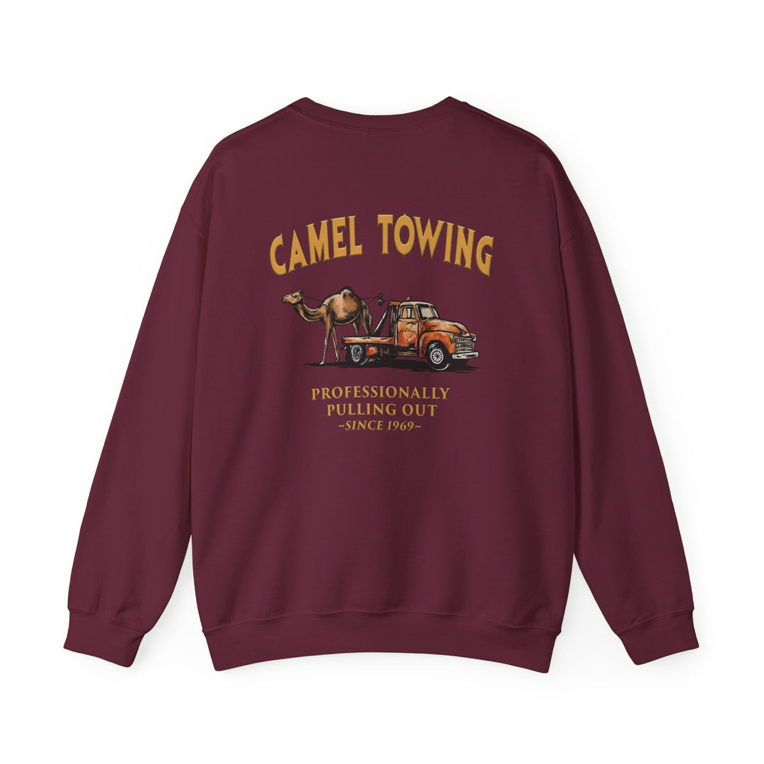 Camel Towing Back Crewneck Sweatshirt
