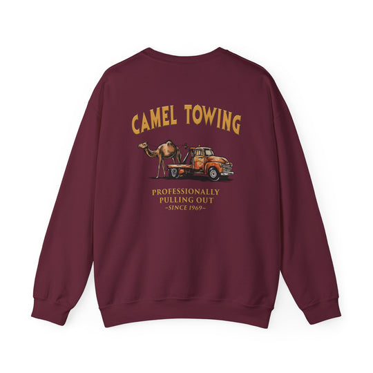 Camel Towing Back Crewneck Sweatshirt