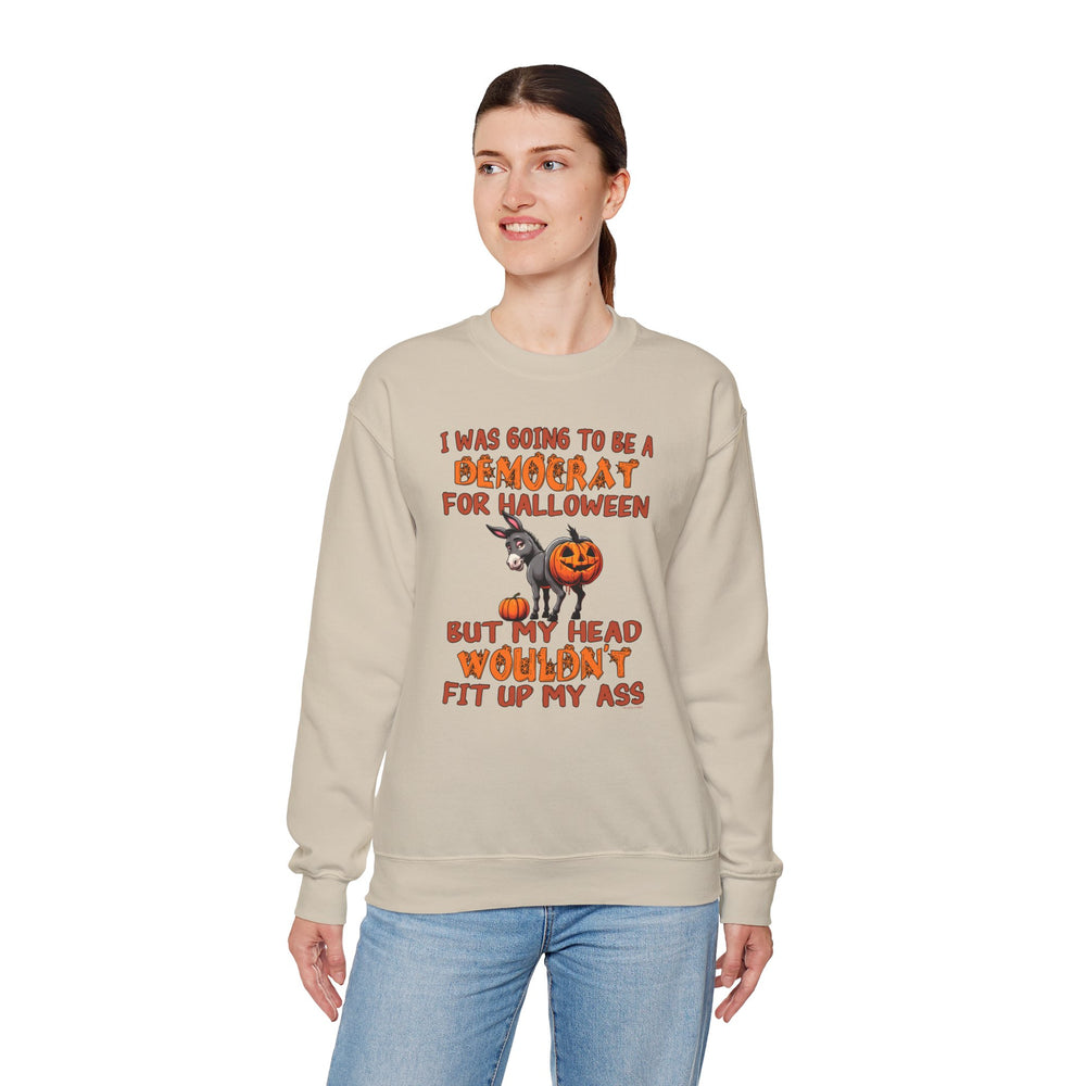 Democrat for Halloween Crewneck Sweatshirt