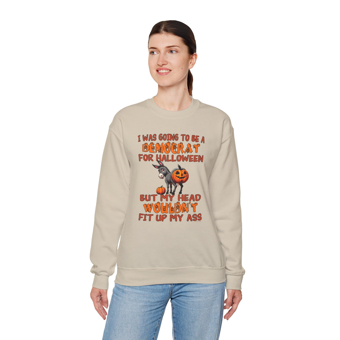 Democrat for Halloween Crewneck Sweatshirt
