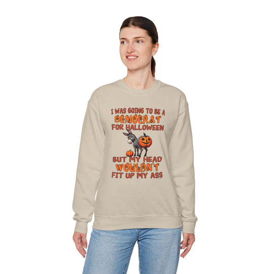 Democrat for Halloween Crewneck Sweatshirt