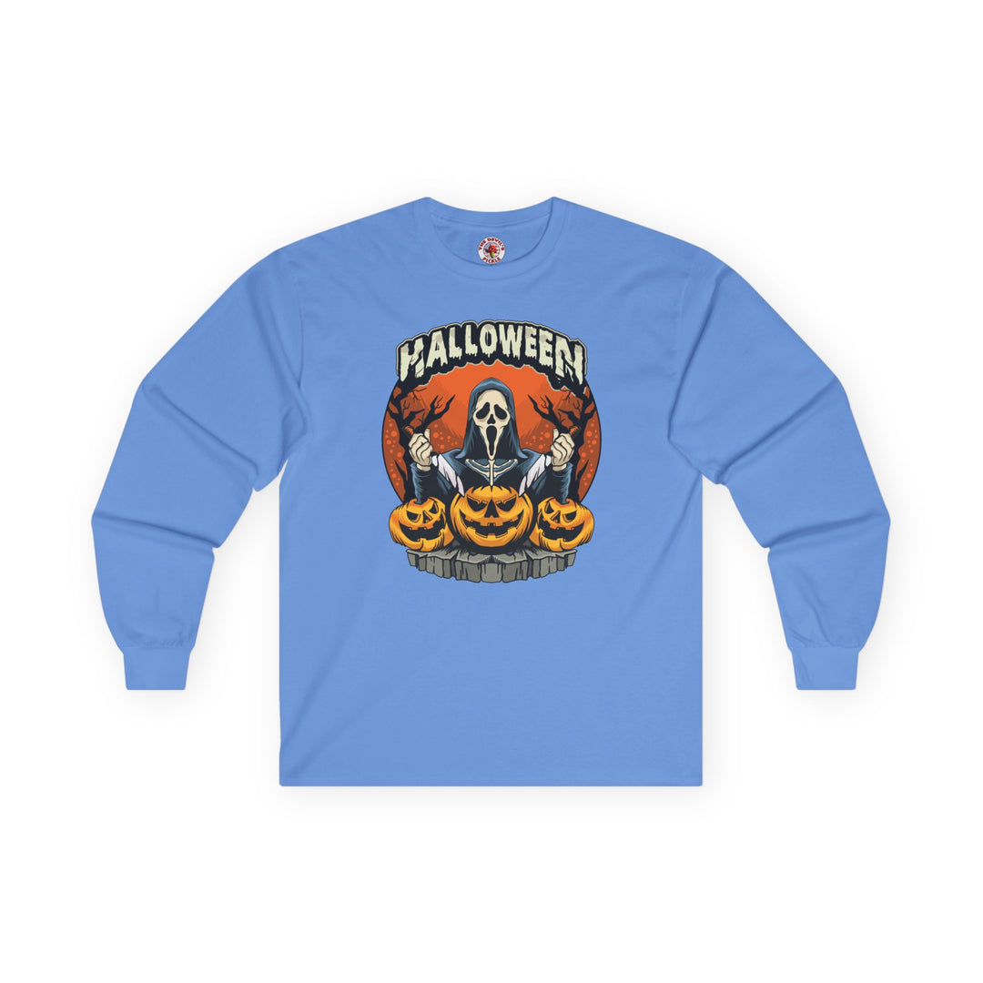 Screamer Killer Ghost Halloween Long Sleeve Tee