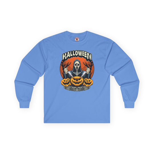 Screamer Killer Ghost Halloween Long Sleeve Tee