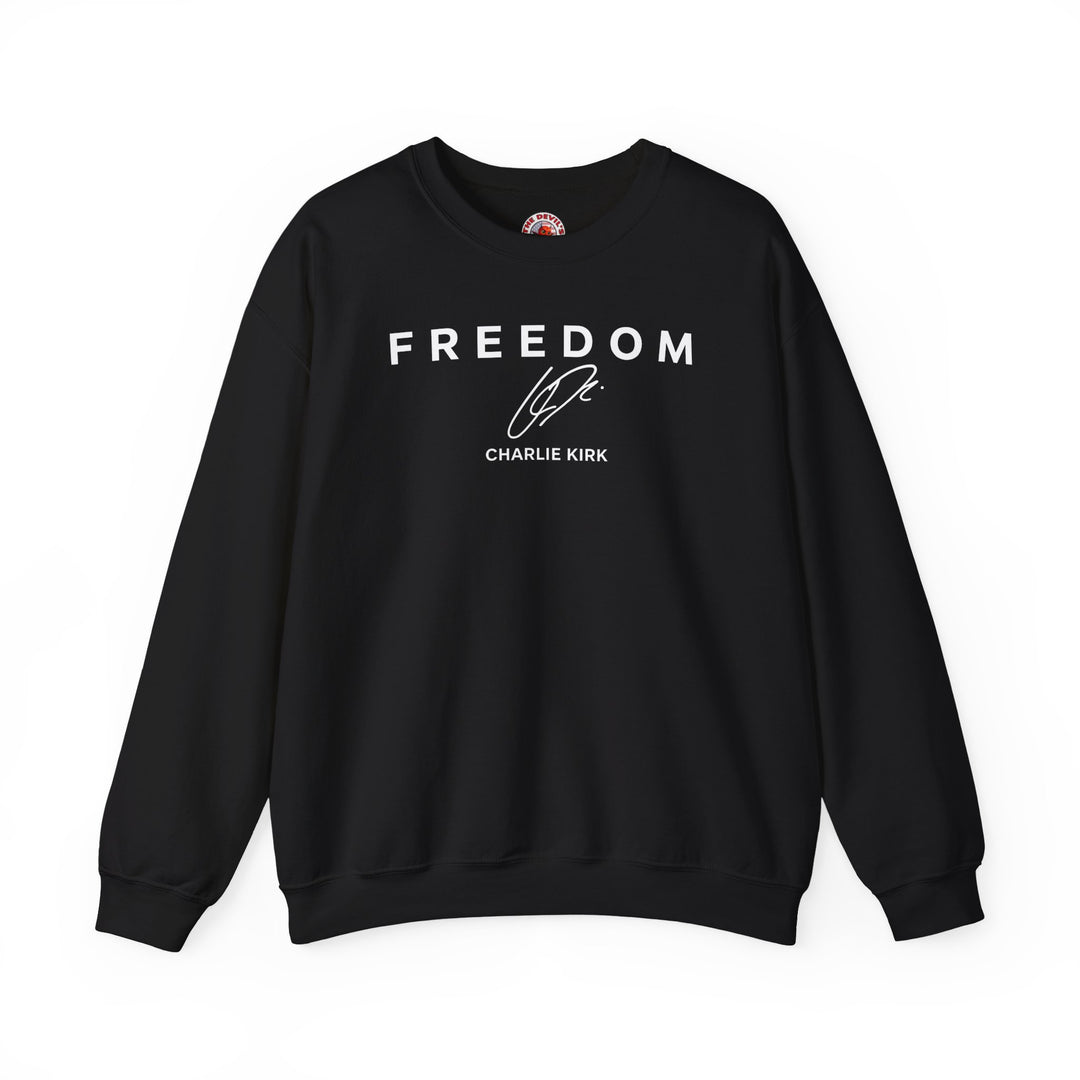 Charlie Kirk Freedom Crewneck Sweatshirt
