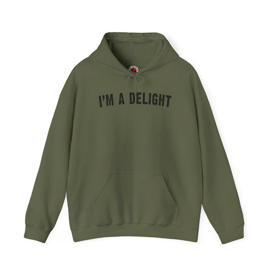 I'm A Delight Hooded Sweatshirt