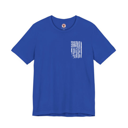 American Flag QR Code T-Shirt