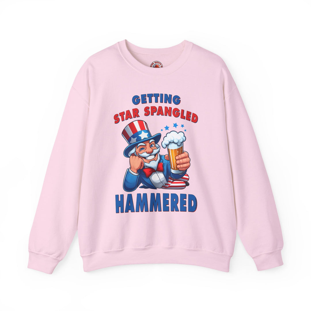Star Spangled Hammered Crewneck Sweatshirt