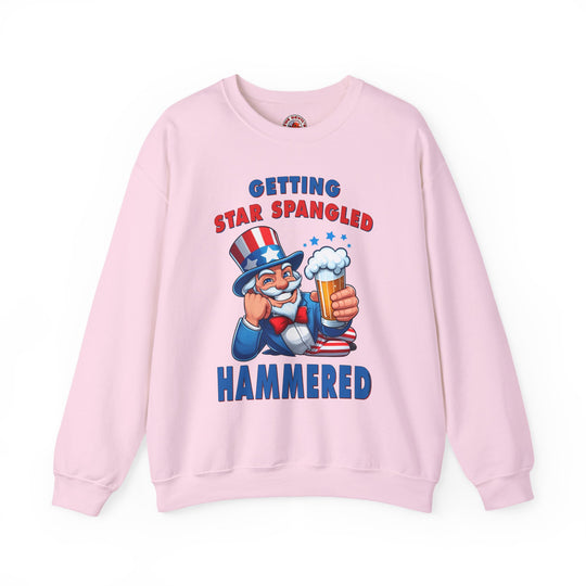 Star Spangled Hammered Crewneck Sweatshirt