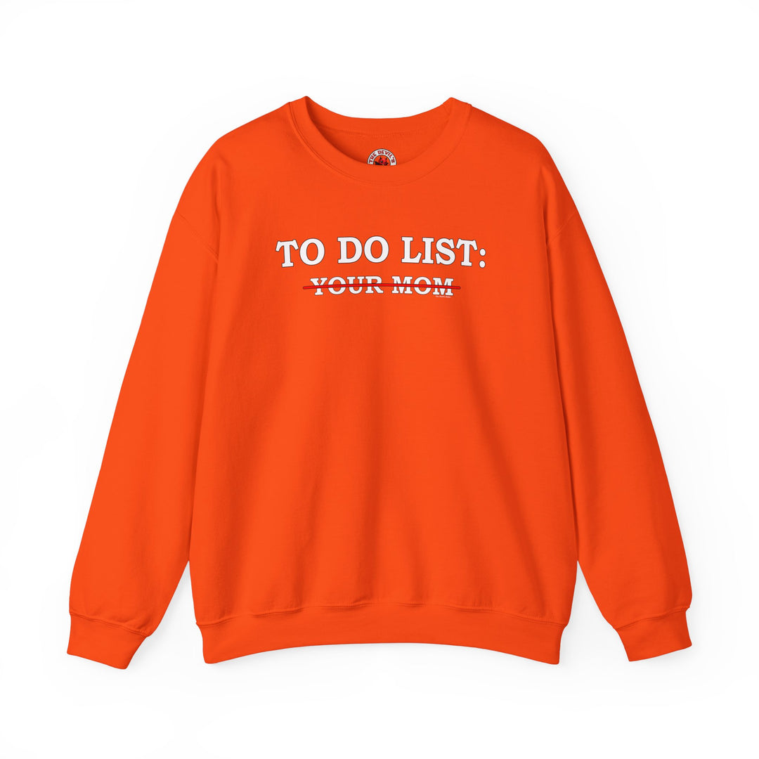 To Do List Crewneck Sweatshirt