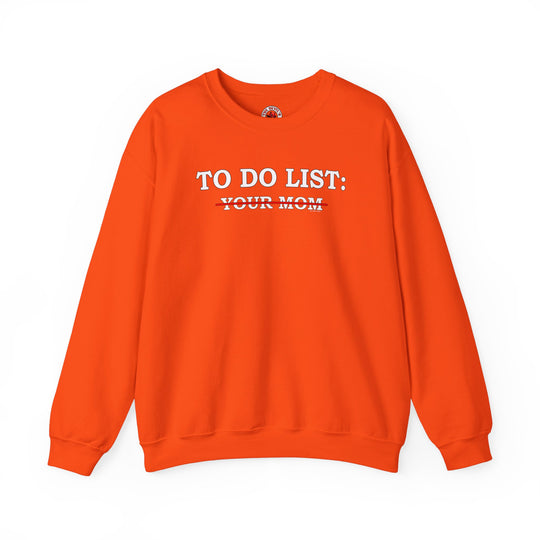 To Do List Crewneck Sweatshirt