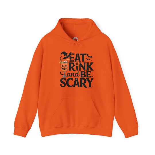 Eat Drink and Be Scary Hooded Sweatshirt