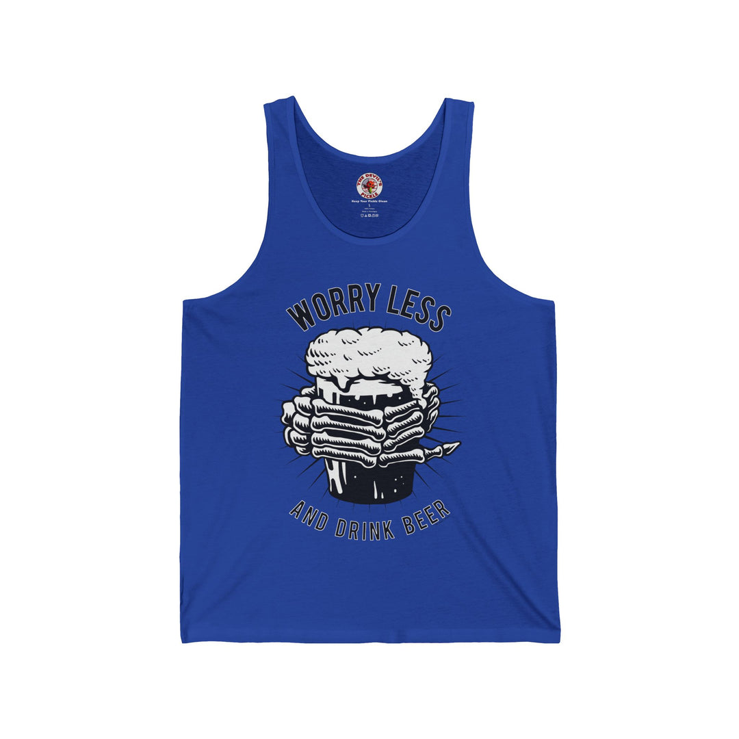 Worry Less and Drink Beer Tank Top