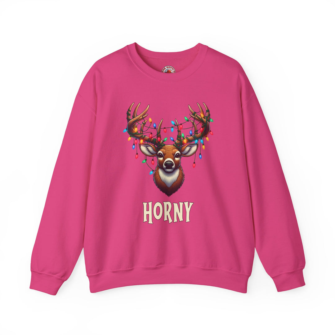 Horny Reindeer Crewneck Sweatshirt