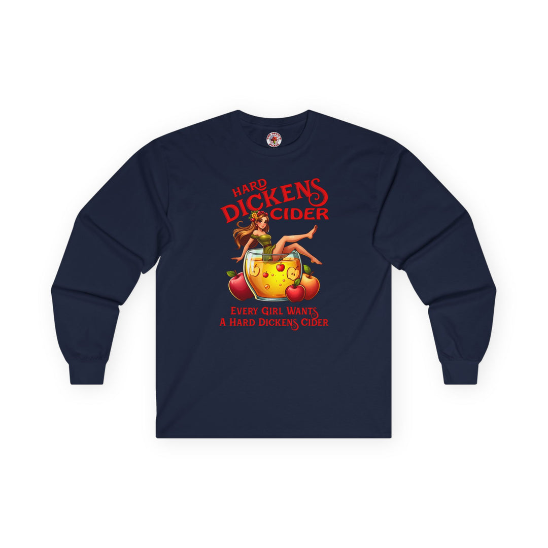 Hard Dickens Cider Long Sleeve Tee