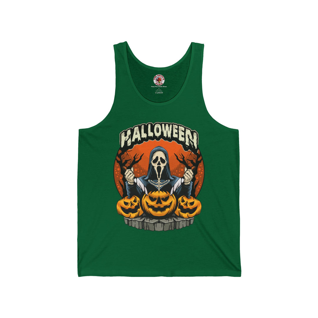 Screamer Killer Ghost Halloween Tank Top